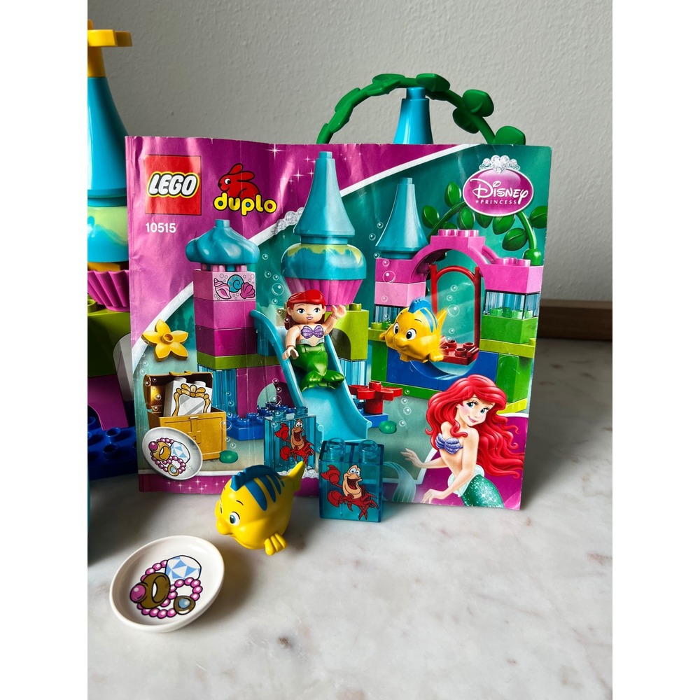 Duplo Disney Princess 10515 Ariel's Undersea Castle Mermaid & Flounder Retired - Picture 5 of 5